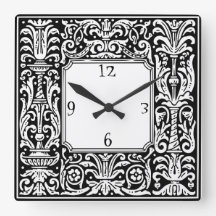 Frontière géométrique botanique Art nouveau