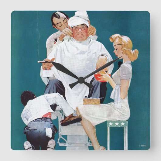 Horloge Carrée Full treatment (Recto)