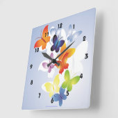 Horloge Carrée Fun 'N' Colorful (Angle)