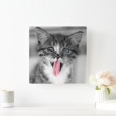 Horloge Carrée Funny (Maison)