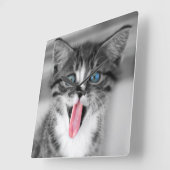 Horloge Carrée Funny (Angle)