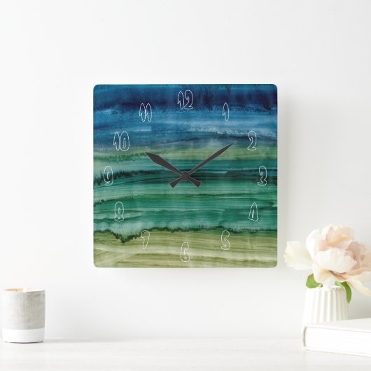 Horloge Carrée Fusionnement d'IV (Maison)