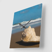 Horloge Carrée Future Beach (Angle)