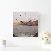 Horloge Carrée Gaeta View Wall Clock (Maison)