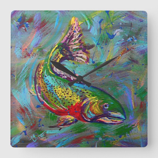 Horloge Carrée Gardien du temps de coupe (Recto)