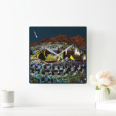 Horloge Carrée Gare de Lem (Maison)