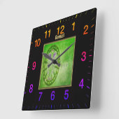 Horloge Carrée Gemini Zodiac (Angle)