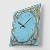 Horloge Carrée Geometric perfection in an Art Deco Wall Clock (Angle)