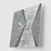 Horloge Carrée Géométrie orchestrée IV (Angle)