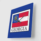 Horloge Carrée Géorgie (Angle)