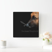 Horloge Carrée German Shepherd (Maison)