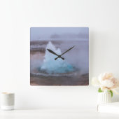 Horloge Carrée Geysir (source chaude) en Islande (Maison)
