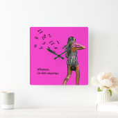 Horloge Carrée ~Girl, Quoi que je sois en retard quelque part~ MU (Maison)