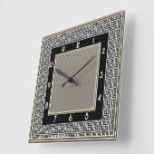 Horloge Carrée Glorious Art Deco (Angle)