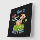 Horloge Carrée GOAT Lover | Just a Goat GetYerGoat™ (Angle)