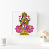 Horloge Carrée Goddess Lakshmi Clock (Maison)