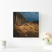 Horloge Carrée Going Home from the Beach (Maison)