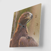 HORLOGE CARRÉE GOLDEN EAGLE “VOYAGER” SQUARE WALL CLOCK (Angle)