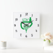 Horloge Carrée Golf (Maison)