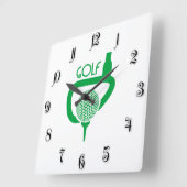 Horloge Carrée Golf (Angle)