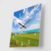 Horloge Carrée Golf (Angle)