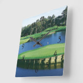 Horloge Carrée Golf (Angle)