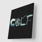 Horloge Carrée Golf (Angle)