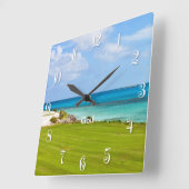 Horloge Carrée Golf (Angle)