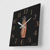 Horloge Carrée Golf clock (Angle)