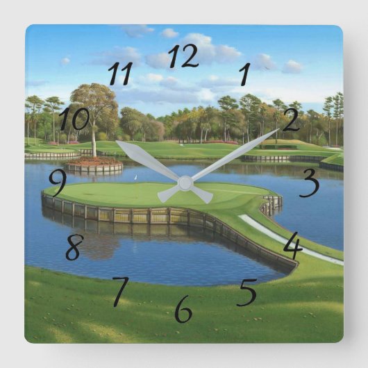 Horloge Carrée Golf Course (Recto)