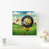 Horloge Carrée Golf de Campbell (Maison)