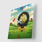 Horloge Carrée Golf MacPherson (Angle)