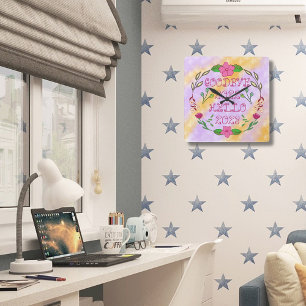 HORLOGE CARRÉE GOODBYE 20XX HELLO 20XX