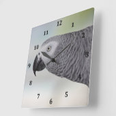 Horloge Carrée Gorgeous African (Angle)