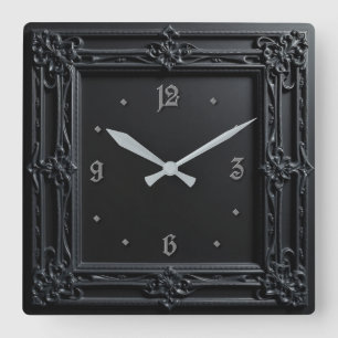 Horloge Carrée Goth