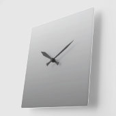 Horloge Carrée Gradient de fond (Angle)