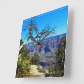 Horloge Carrée Grand Canyon (Angle)