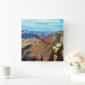 Horloge Carrée Grand Canyon aussi (Maison)