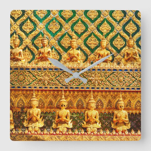 Horloge Carrée Grand Palais De Bangkok, Thaïlande (Recto)