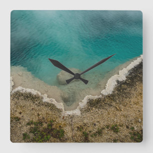 Horloge Carrée Grand Prismatic Yellowstone