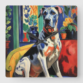 Horloge Carrée Grande Dane (Recto)