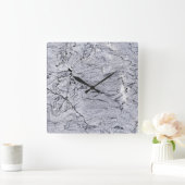 Horloge Carrée Granite Stone Pattern (Maison)