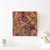 Horloge Carrée Granite Stone Pattern (Maison)