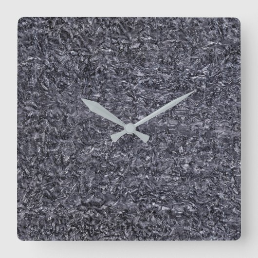 Horloge Carrée Granite Stone Pattern (Recto)