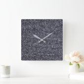 Horloge Carrée Granite Stone Pattern (Maison)