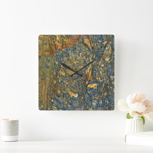 Horloge Carrée Granite Stone Pattern (Maison)