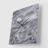 Horloge Carrée Granite Stone Pattern (Angle)