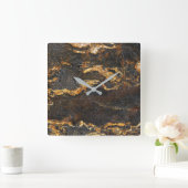 Horloge Carrée Granite Stone Pattern (Maison)