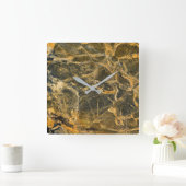 Horloge Carrée Granite Stone Pattern (Maison)