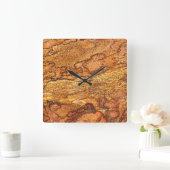 Horloge Carrée Granite Stone Pattern (Maison)